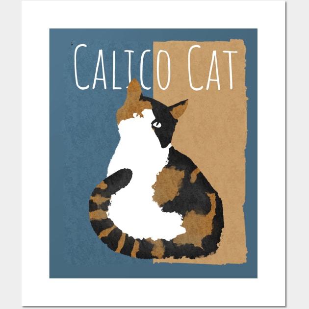 Calico Cat Wall Art by merahituhijau